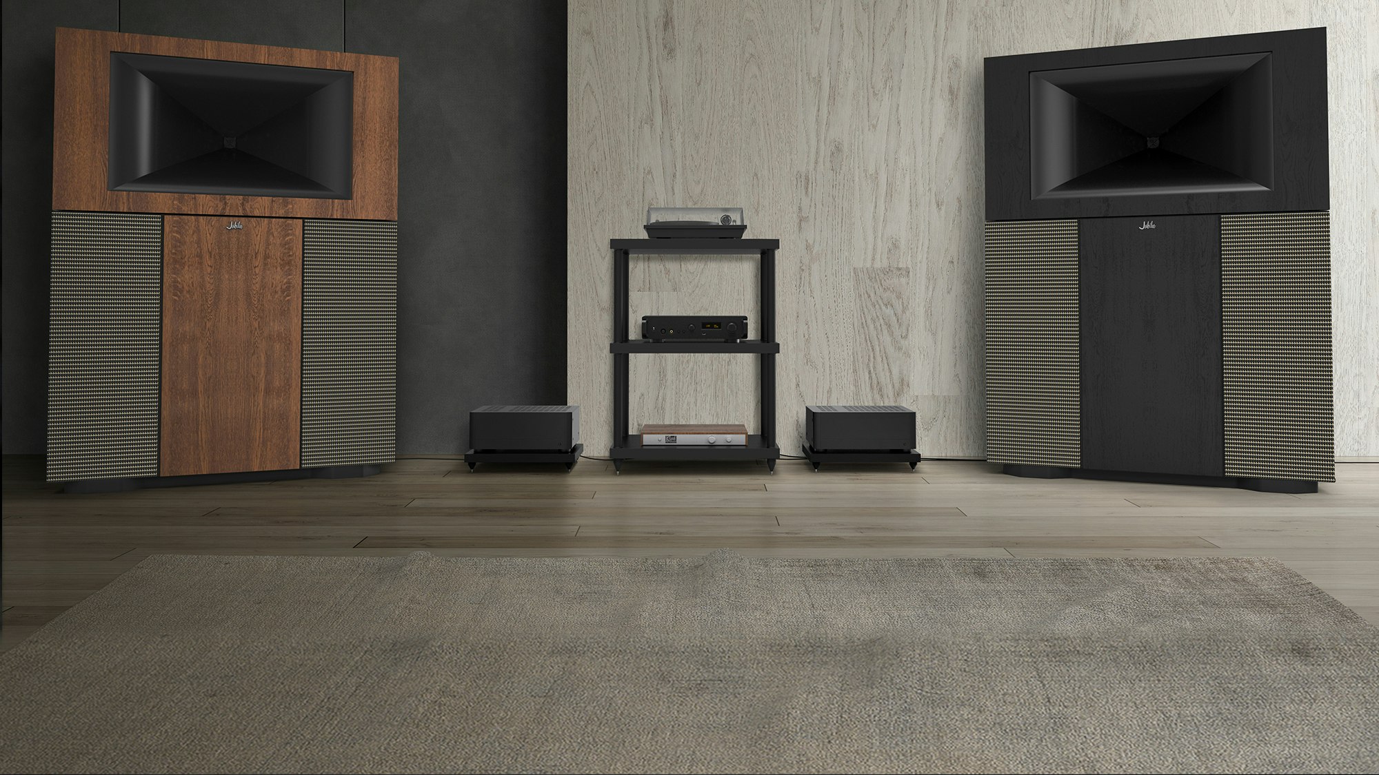 Klipsch Jubilee Loudspeakers in American Walnut and Black Ash
